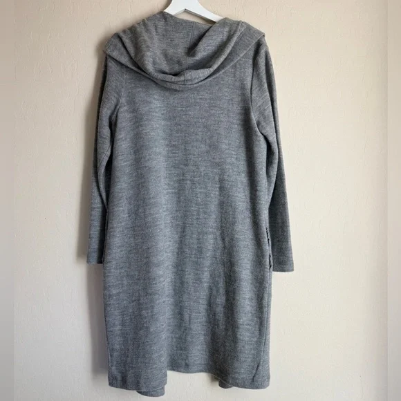 Kenar Longline Wool Coat Equestrian Faux Leather Toggle Closure Medium - Picture 9 of 9